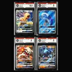 CCG 8.5/9 2023 Pokemon CHN Persian&Wishiwashi&Heatran&Carracosta GX 4PCS - Image 1