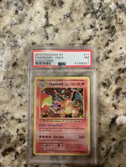 Pokemon 2016 Charizard Holo XY Evolutions #11 Graded by PSA 7 Near Mint - Image 1