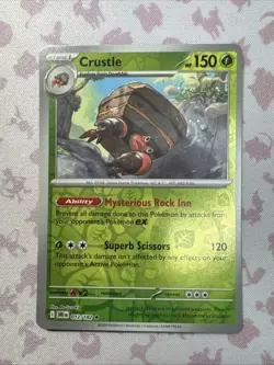 Crustle [Reverse Holo] 012/182 Pokemon Destined Rivals - DRI - Image 1
