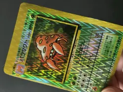 Pokemon TCG Parasect No.047 Vending 1 Holo Japanese bootleg sticker zig zag - Image 4
