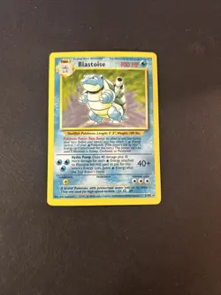 1999 Pokemon Base Set #2/102 Blastoise Holo - Image 3