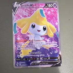 Pokemon Jirachi V Full Art Holo Ultra Rare 170/189 Astral Radiance 180 HP - Image 1