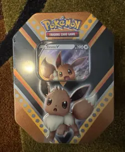 Pokemon V Power Tin BUNDLE (Pikachu, Eevee, Eternatus) Set ~ Sealed - Image 5