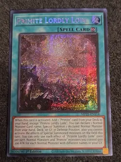 Primite Lordly Lode MP25-EN114 Prismatic Secret Rare 1st Edition - Image 1