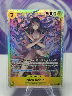 One Piece TCG Extra Booster Heroines EB03-055 Nico Robin SR Holo NM - Image 1