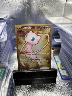 Mew EX 151 UPC Shiny Gold Metal Card Promo 205/165 MEW EN 2023 Pokemon - NM - Image 2