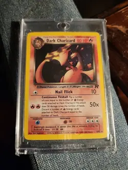 Pokemon Dark Charizard Holo Rare TCG Card 4/82 - Image 1