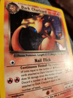 Pokemon Dark Charizard Holo Rare TCG Card 4/82 - Image 5