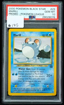 2000 Marill #29 Promo Pokemon League PSA 10 Pokemon Card - Image 1