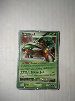 Pokemon Torterra LV. X Card 122/130 Diamond & Pearl Holo Rare - Image 1