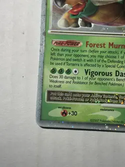 Pokemon Torterra LV. X Card 122/130 Diamond & Pearl Holo Rare - Image 5