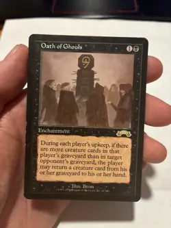 Oath of Ghouls Exodus Regular LP Magic The Gathering MTG Card X1 See Pics - Image 1