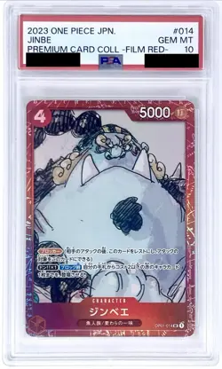 2023 One Piece Jinbe Promo OP01-014 Premium Card Collection Japanese PSA 10 - Image 1