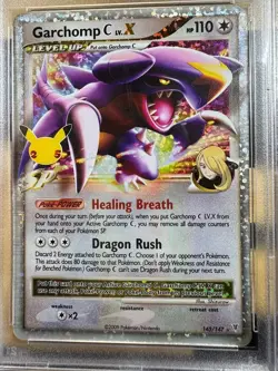 2021 Pokemon Celebrations Garchomp C lv. X Holo Classic Card 145/147 PSA 9 - Image 3
