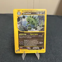 Pokemon Tyranitar Expedition Card 66/165 Rare Condition Non Holo - Image 1