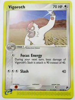Vigoroth 52/100 EX Sandstorm Pokemon Card - Image 1