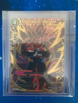 Dragon Ball Card Game / SS4 Vegito, Barrage / History of Z / NM / English - Image 1