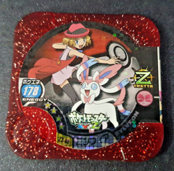 Serena's Sylveon Pokemon Tretta Holo Glitter Game Card Chip Nintendo Z2 - Image 1