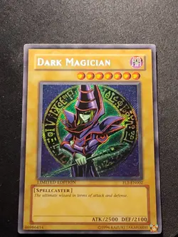 Dark Magician Yu-Gi-Oh Card Limited Edition FL1-EN002 Secret Rare Played MP - Image 1