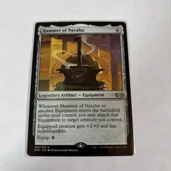 1x Hammer Of Nazahn Double Masters Regular MTG NM English - Image 1