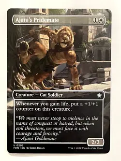 Ajani's Pridemate (Borderless) | MTG | NM - Image 1