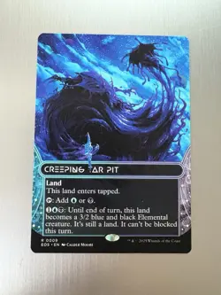 Creeping Tar Pit - 0009 - MTG: Edge of Eternities: Stellar Sights - Borderless - Image 1