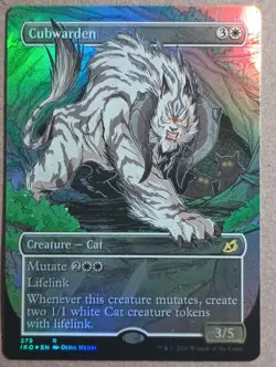 Cubwarden x1 Foil Showcase IKO Ikoria MTG Magic the Gathering - Image 1