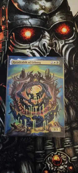 MTG ALTER: Ratadrabik of Urborg, by LupaxyArt. Full art alter - Image 1