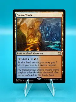 MTG WOTC 2016 Steam Vents ECL 0267 Magic Lorwyn Eclipsed Rare NM - Image 1