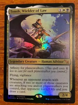 2024 MTG Murders at Karlov Manor Foil Promos #431 Tomik, Wielder of Law - Image 1