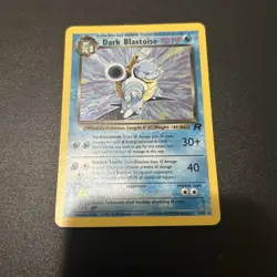 Dark Blastoise 3/82 Holo Rare Team Rocket Pokemon Card LP - Image 1