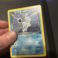 Dark Blastoise 3/82 Holo Rare Team Rocket Pokemon Card LP - Image 5