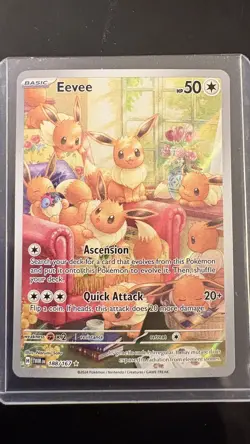Eevee #188/167 Illustration Rare SV06: Twilight Masquerade Pokemon TCG - Image 1