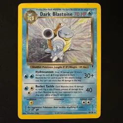 Dark Blastoise - 4/110 - Pokemon Legendary Collection Holo Rare Card MP - Image 1