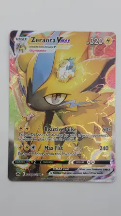 Pokemon TCG Crown Zenith GG42/GG70 Zeraora VMAX Holo NM - Image 1