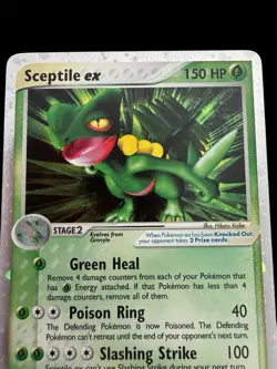 Pokemon Sceptile EX 93/95 SWIRL Holo Rare Team Magma Vs Team Aqua - NM - Image 2