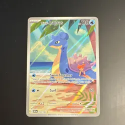 Pokemon TCG Misty's Lapras 194/182 Destined Rivals Illustration Rare Holo 110 HP - Image 1