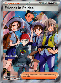 Friends in Paldea 137/131 Pokemon TCG 2025 Ultra Rare Prismatic Evolutions NM - Image 1