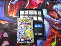 HEAVY! GOD PACKUUU 22.35g Prismatic Evolutions Pokemon TCG Booster (SEALED) - Image 1