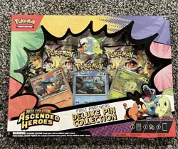 Pokemon TCG: Mega Evolution Ascended Heroes Deluxe Pin Collection Factory Sealed - Image 1