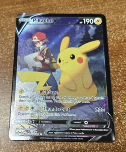 Pikachu V TG16/TG30 Swsh11: Lost Origin Trainer Gallery NM Pokemon TCG - Image 1