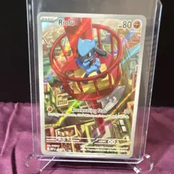 Pokemon Riolu 010 Me: Mega Evolution Promo Full Art Holo Basic 80HP - Image 1