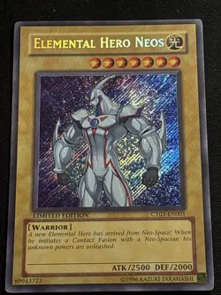 Elemental Hero Neos CT03-EN001 Secret Rare Limited Edition Yu-Gi-Oh Card LP - Image 1