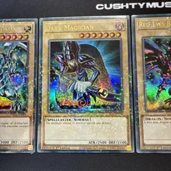 YUGIOH RED EYES BLUE EYES DARK MAGICIAN DUEL TERMINAL SET HAC1-EN001 2 3 1ST ED - Image 3