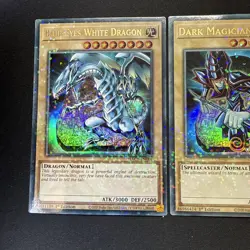 YUGIOH RED EYES BLUE EYES DARK MAGICIAN DUEL TERMINAL SET HAC1-EN001 2 3 1ST ED - Image 4