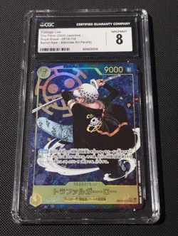 One Piece TCG Trafalgar Law OP10-119 JAP CGC 8 - Image 1