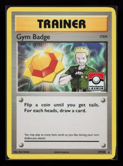 Gym Badge (Lt. Surge) XY205 Promo XY Promos Stamped Pokemon Card - Image 1