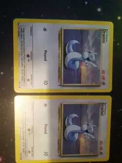 Pokemon Card Dratini 72/110 Legendary Collection 2002 x2 - Image 1