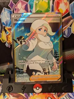 Pokemon TCG - Melony 195/198 - Chilling Reign Trainer Card | MINT / NM - Image 1