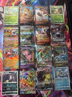Pokemon 16 Card Lot nm V Max Mega Amazing Ex HOLO Rare Hits Only F96 - Image 1